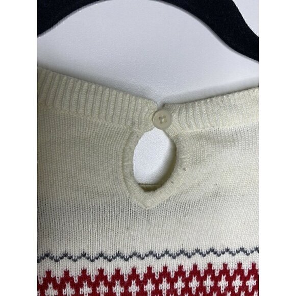 Talbots Petites Sweater Size S Women's Cashmere Blend Long Sleeve Striped Top - Picture 6 of 7